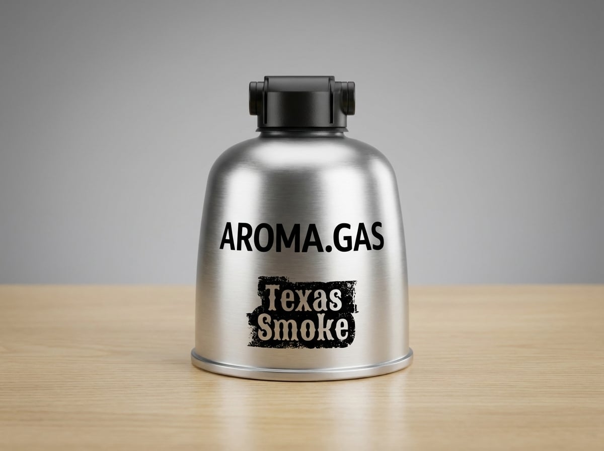 AROMAGAS — nærbillede af enhed og patron